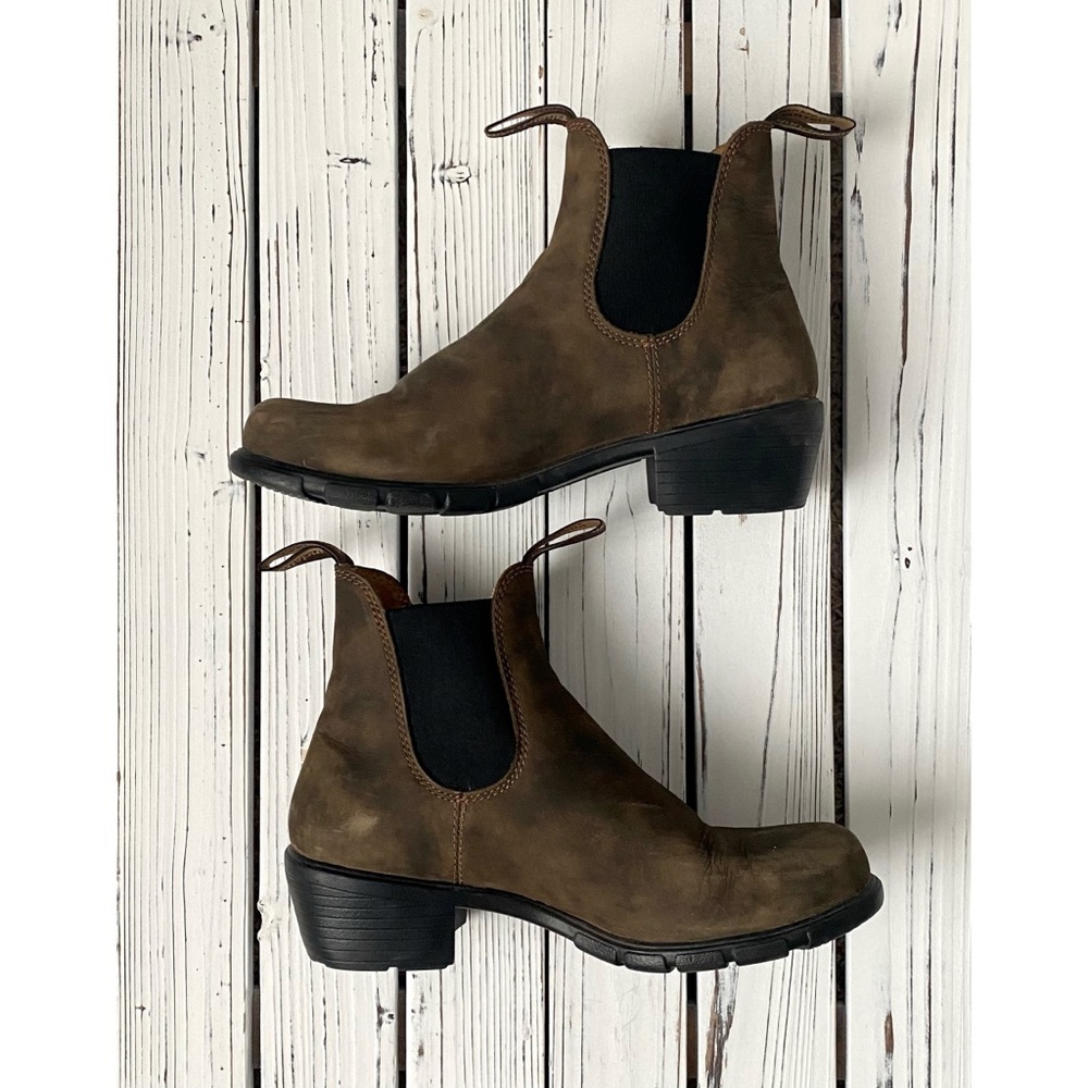 Women’s 1677 Blundstone Heeled Boots Rustic Brown